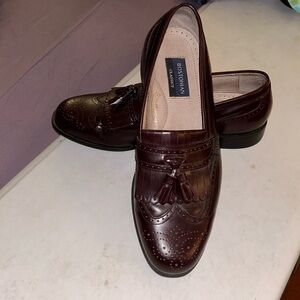 Men’s brown leather Bostonian loafers